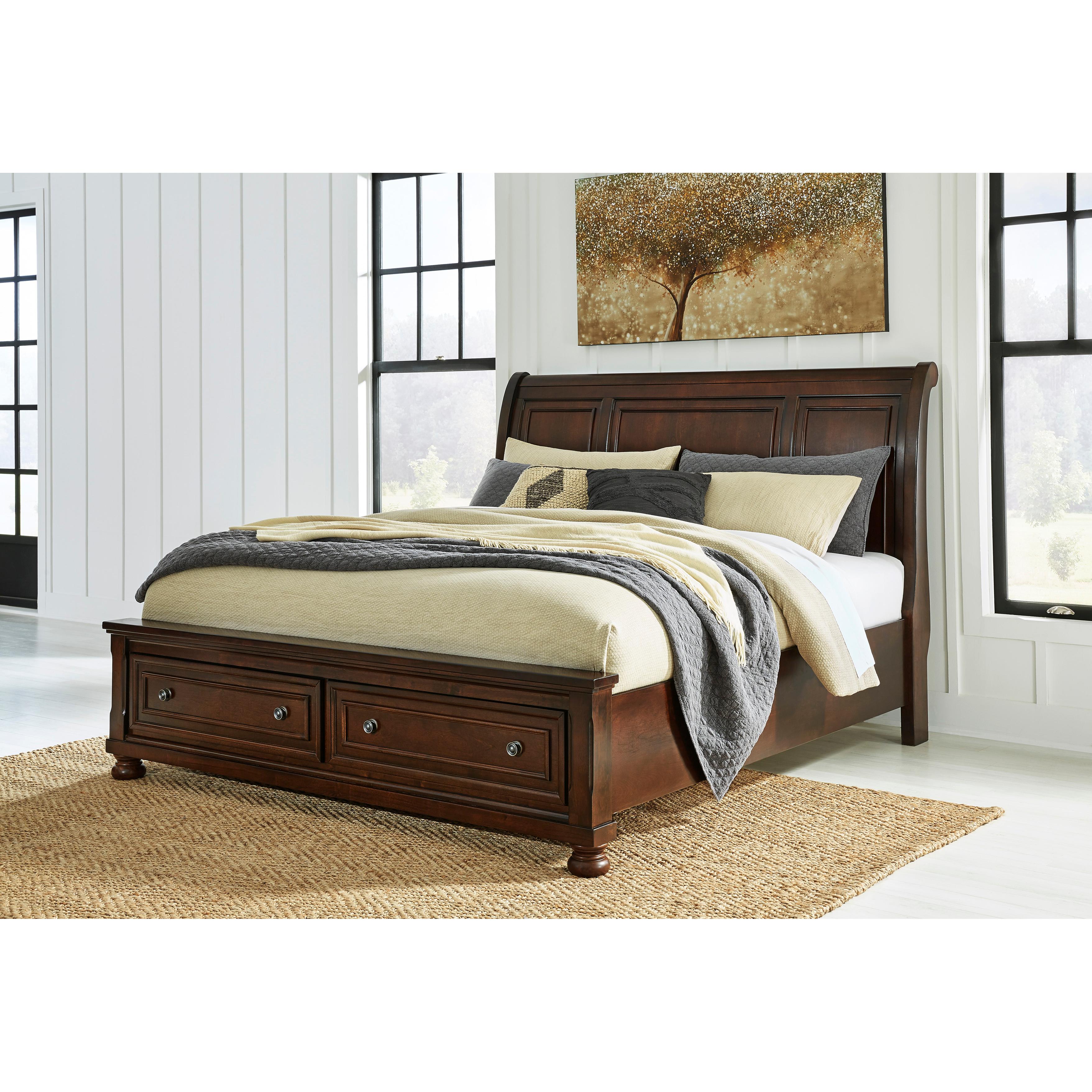 Millennium Porter B697B26 5 pc King Sleigh Storage Bedroom Set IMAGE 2