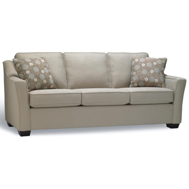 Stylus Zeal Stationary Fabric Sofa Zeal Sofa - Taupe IMAGE 1