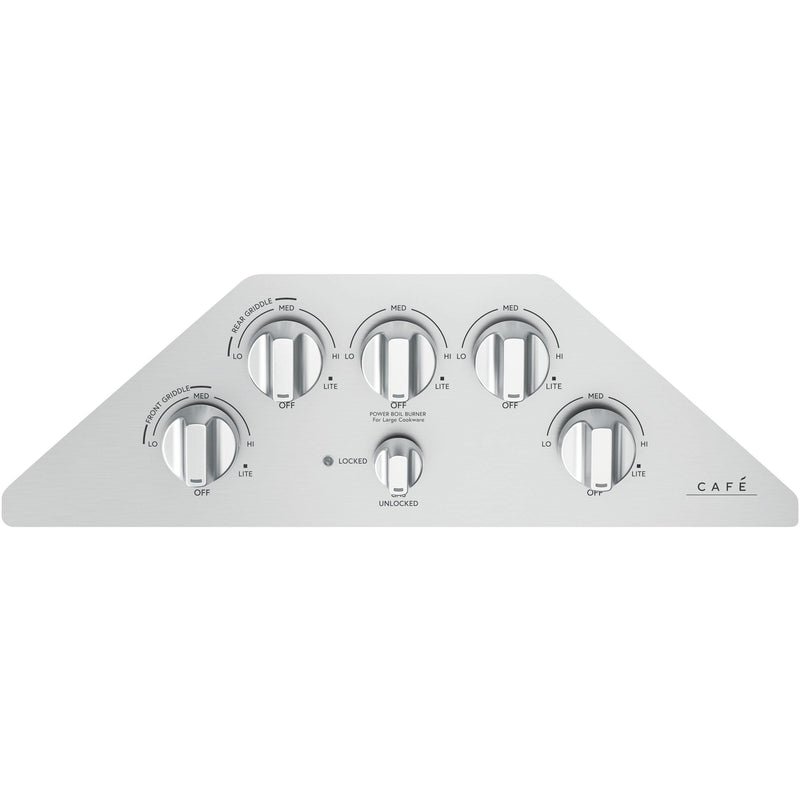 Café 30-inch Built-In Gas Cooktop CGP95302MS1 IMAGE 2