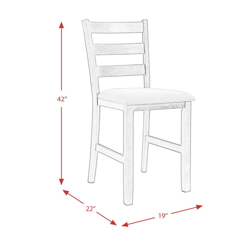 Elements International Martin Gray 5 pc Counter Height Dinette DMT3005CS IMAGE 18