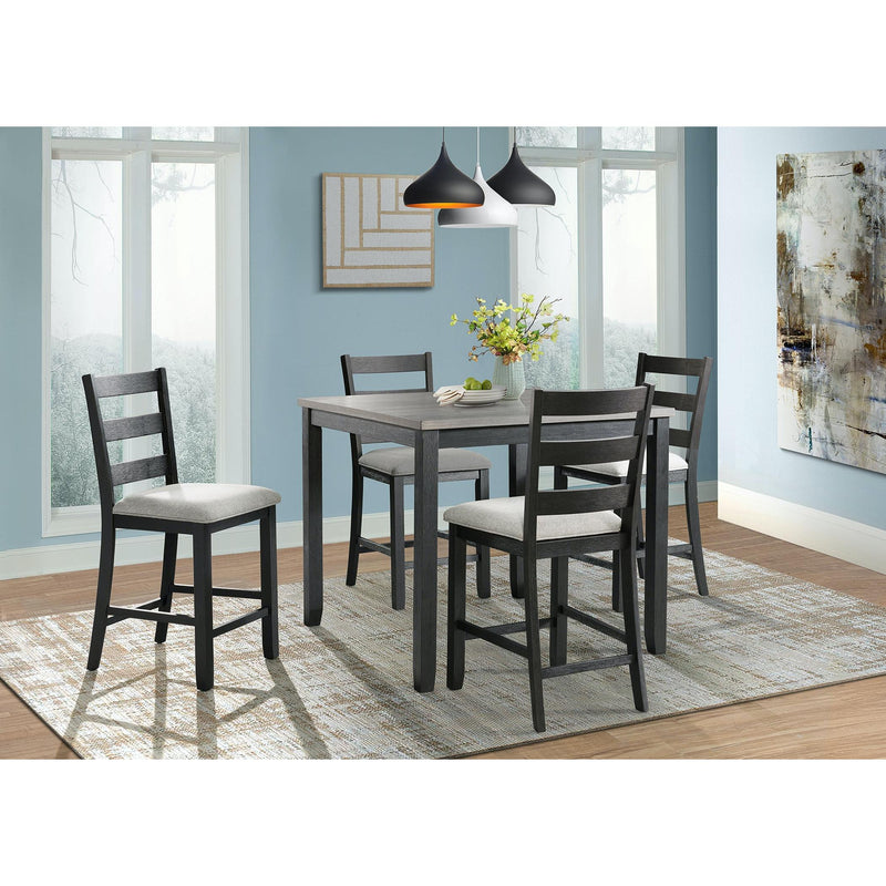 Elements International Martin Gray 5 pc Counter Height Dinette DMT3005CS IMAGE 1