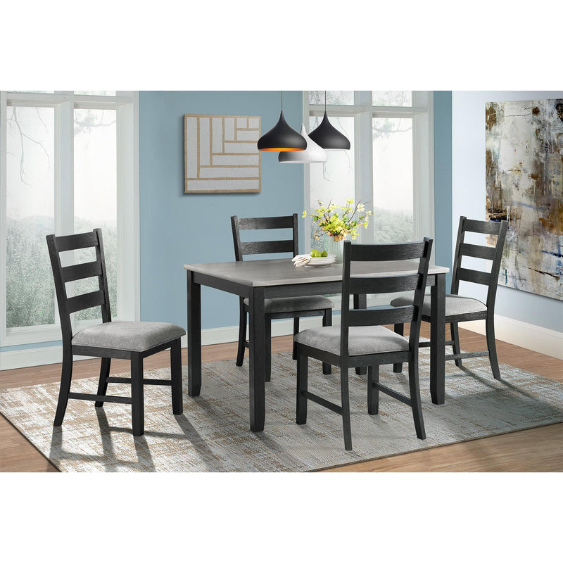 Elements International Martin Gray 5 pc Dinette DMT3005DS IMAGE 1