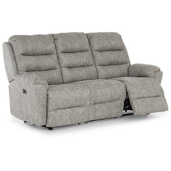 Best Home Furnishings Oren Reclining Fabric Sofa Oren S675RZ4 Reclining Sofa - Dove IMAGE 2