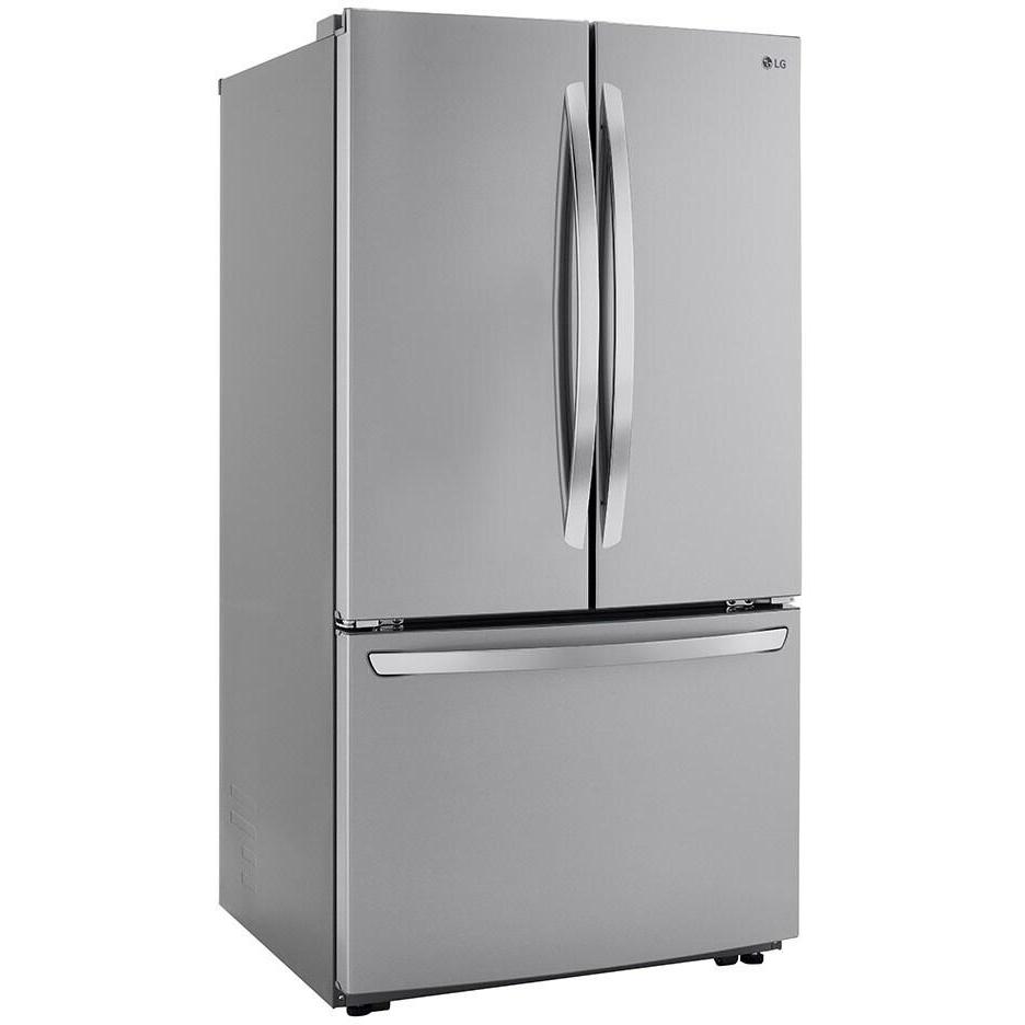 LG 36-inch, 28.7 cu. ft. Freestanding French 3-Door Refrigerator with IcePlus™ LRFCS29D6S IMAGE 4