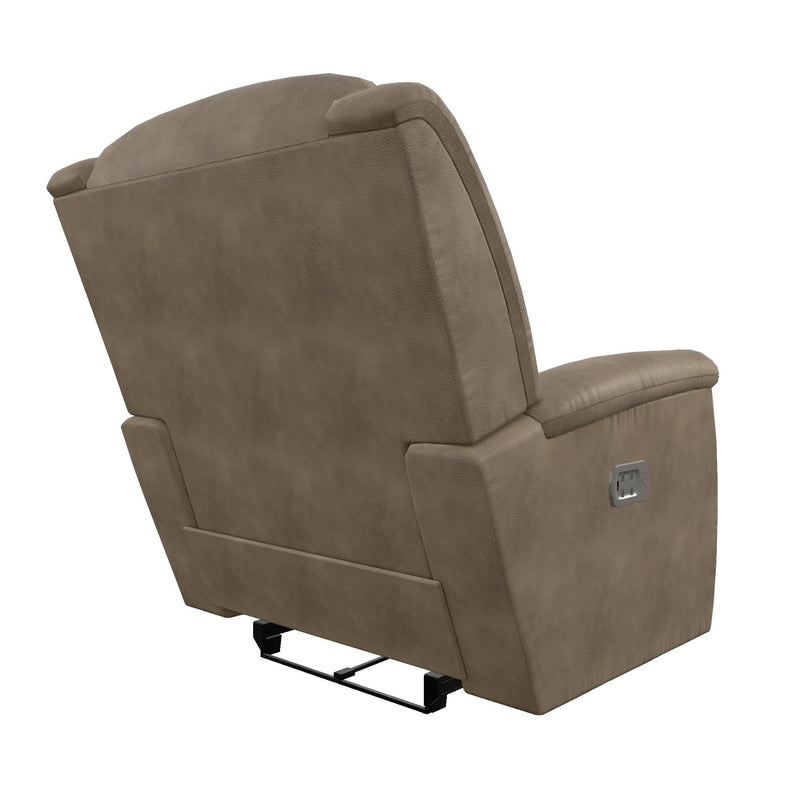 La-Z-Boy Redwood Power Leather Look Recliner with Wall Recline 16U776 D160462 IMAGE 4