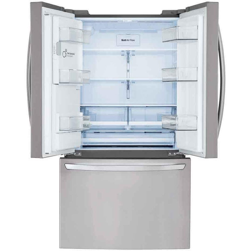 LG 35-inch 27.7 cu. ft. 3-Door French Door Refrigerator LRFS28XBS IMAGE 3