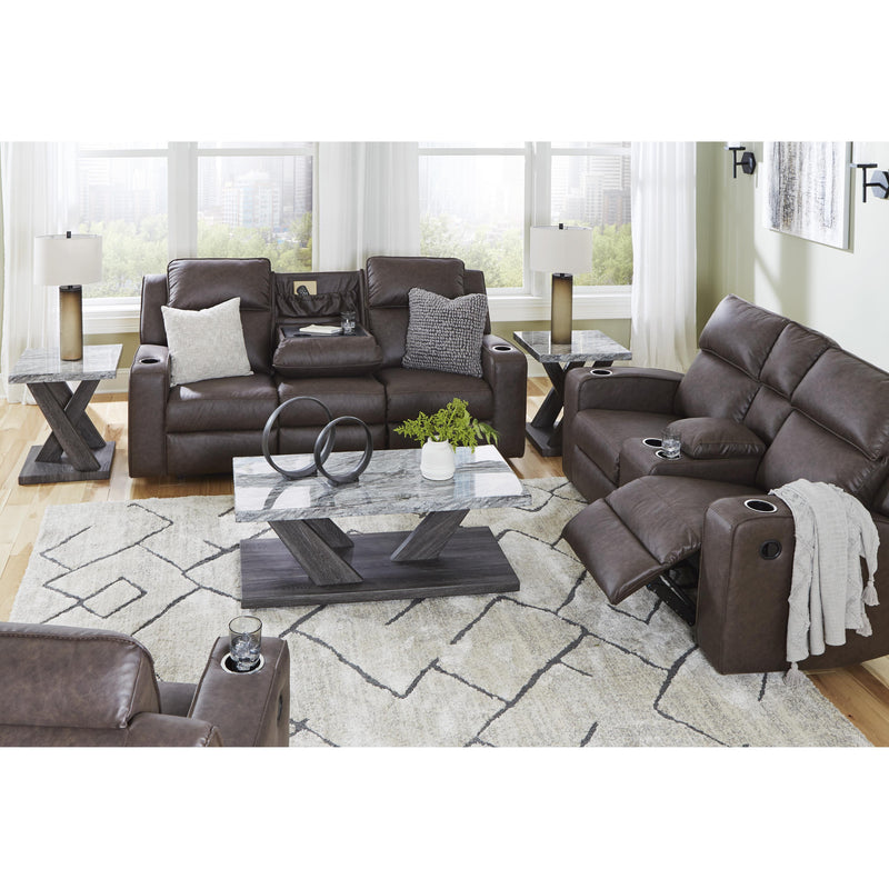 Signature Design by Ashley Lavenhorne Rocker Leather Look Recliner 6330625C IMAGE 9