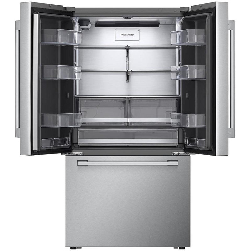 LG STUDIO 36-inch, 26.5 cu.ft. Counter-Depth French 3-Door Refrigerator with ThinQ® Technology SRFB27S3 IMAGE 4