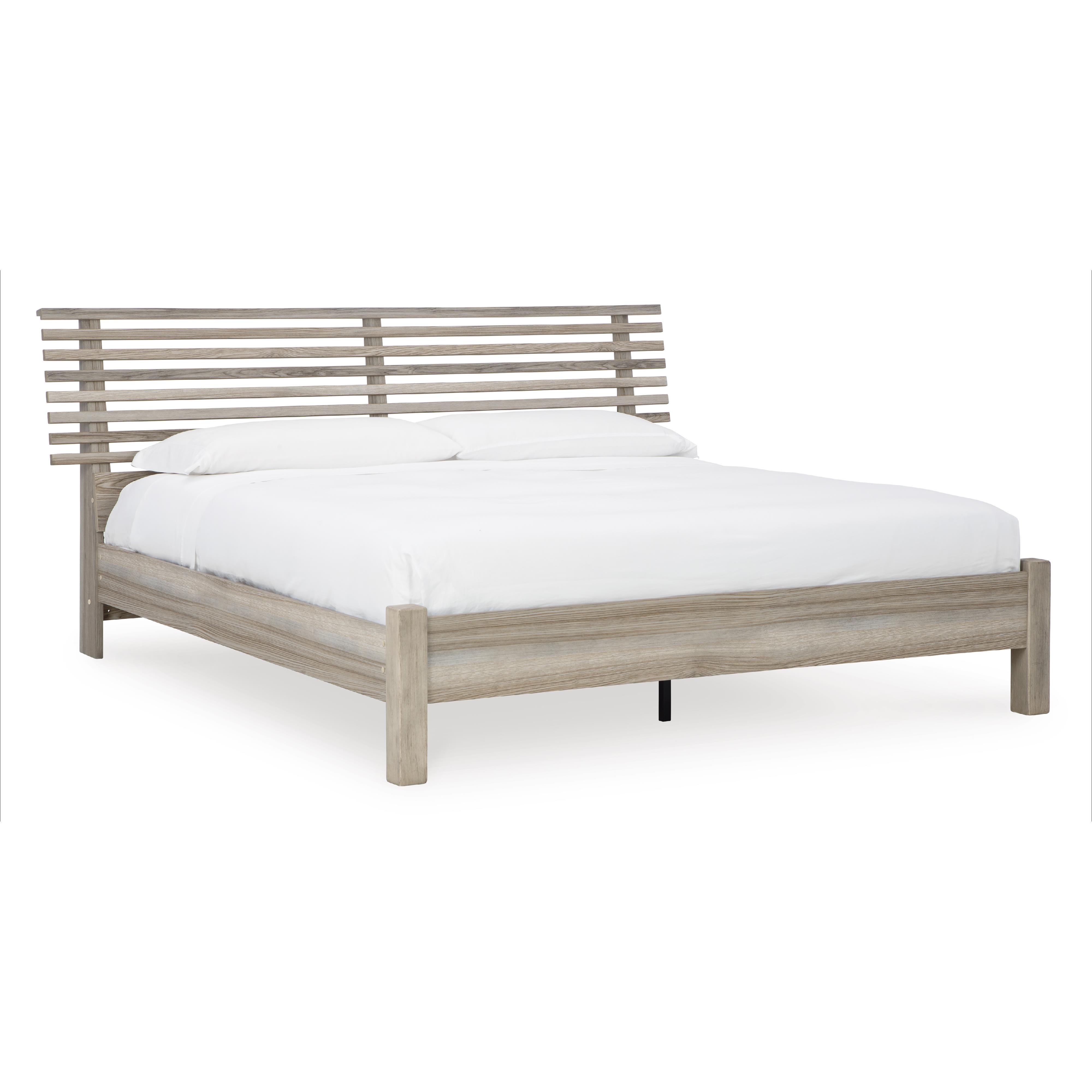 Signature Design by Ashley Hasbrick King Panel Bed B2075-157/B2075-154/B100-13 IMAGE 1