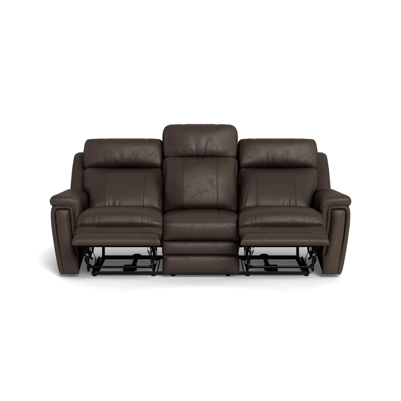 Palliser Asher Power Reclining Leather Sofa 41065-L6-SOLANA-MOUNTAIN IMAGE 2