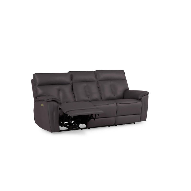 Palliser Oakley Power Reclining Leather Match Sofa 41178-L6-BALI-CAROB-MATCH IMAGE 2