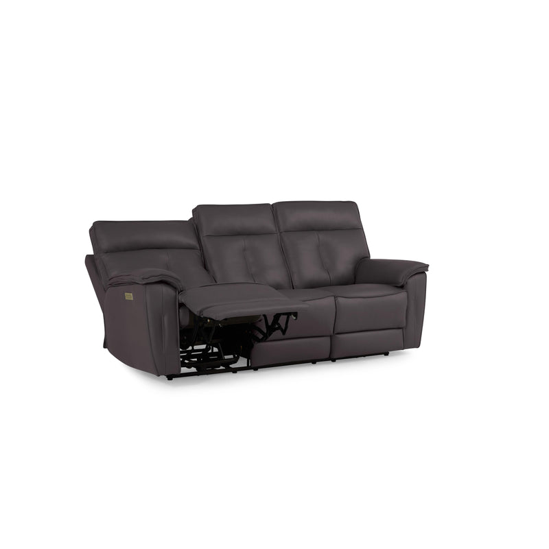 Palliser Oakley Power Reclining Leather Match Sofa 41178-L6-BALI-CAROB-MATCH IMAGE 3