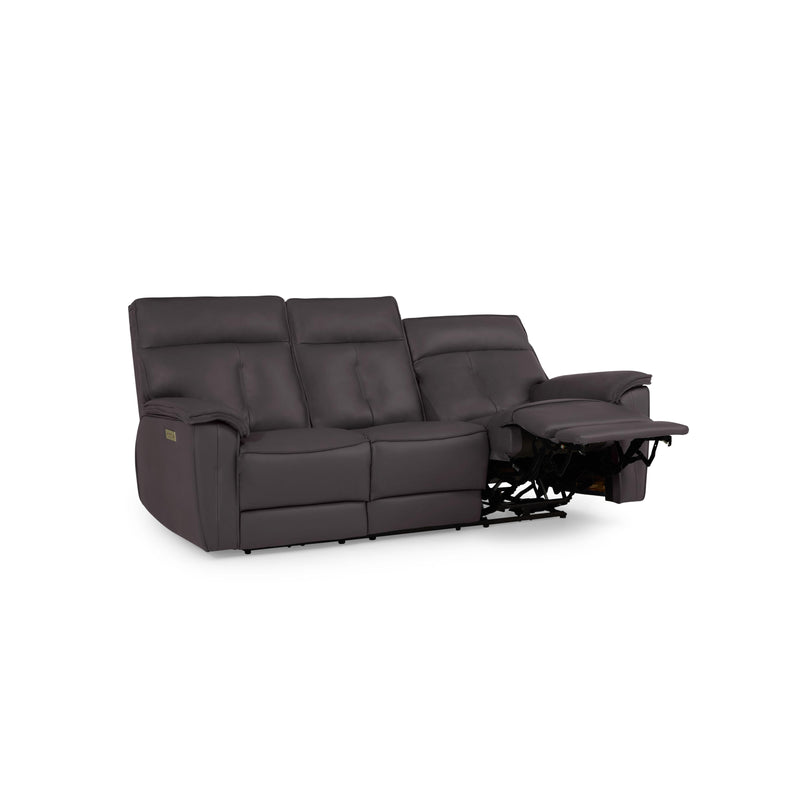 Palliser Oakley Power Reclining Leather Match Sofa 41178-L6-BALI-CAROB-MATCH IMAGE 5