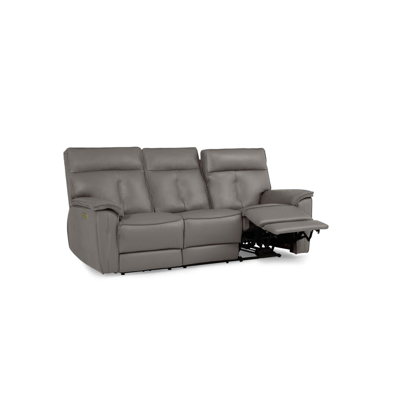 Palliser Oakley Power Reclining Leather Match Sofa 41178-L6-BALI-MARBLE-MATCH IMAGE 4