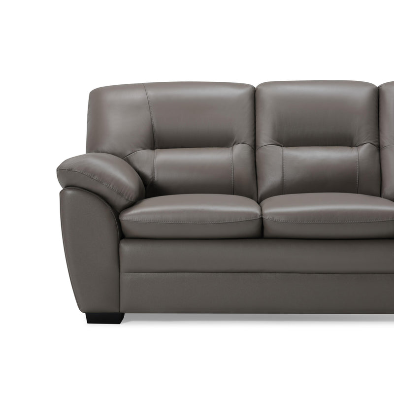 Palliser Amisk Stationary Leather Match Sofa 77343-01-VALENCIA-PEWTER-MATCH IMAGE 10