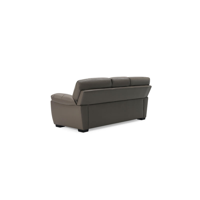 Palliser Amisk Stationary Leather Match Sofa 77343-01-VALENCIA-PEWTER-MATCH IMAGE 4