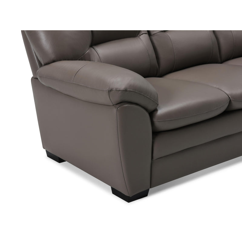 Palliser Amisk Stationary Leather Match Sofa 77343-01-VALENCIA-PEWTER-MATCH IMAGE 6