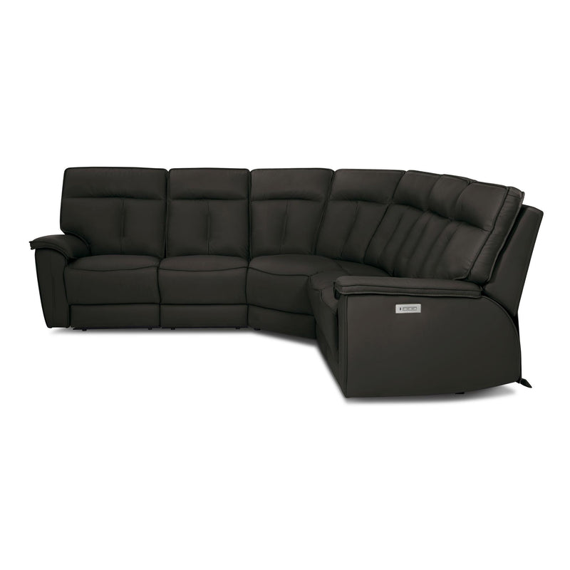 Palliser Oakley Power Reclining Leather Match 5 pc Sectional 41178-L2/41178-10/41178-9X/41178-L3/41178-L1-BALI-CAROB-MATCH IMAGE 2