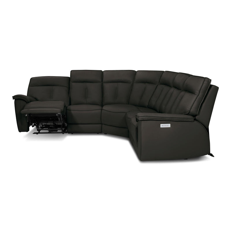 Palliser Oakley Power Reclining Leather Match 5 pc Sectional 41178-L2/41178-10/41178-9X/41178-L3/41178-L1-BALI-CAROB-MATCH IMAGE 4