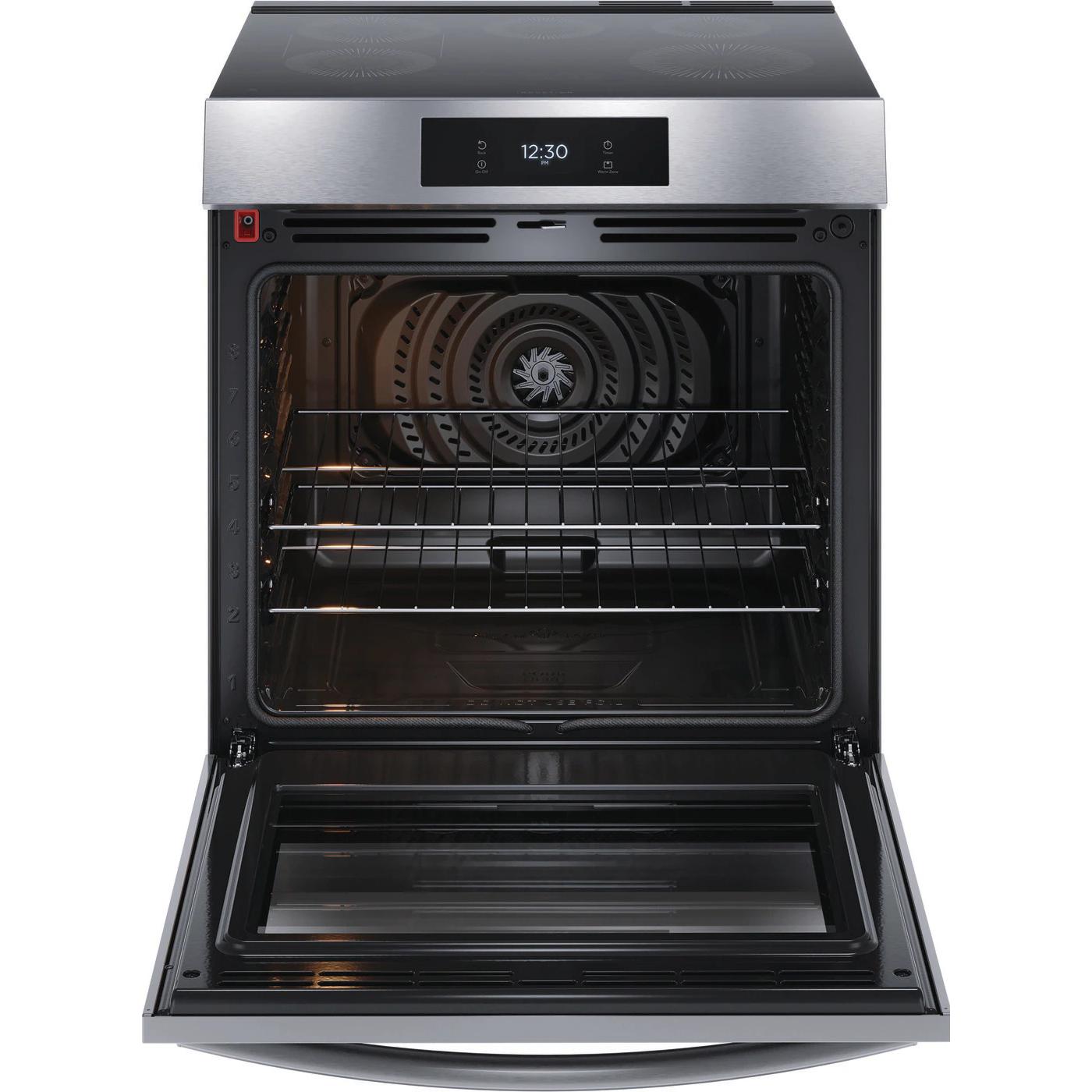 Frigidaire Gallery 30-inch Front Control Induction Range with Total Convection GCFI306CBF IMAGE 2