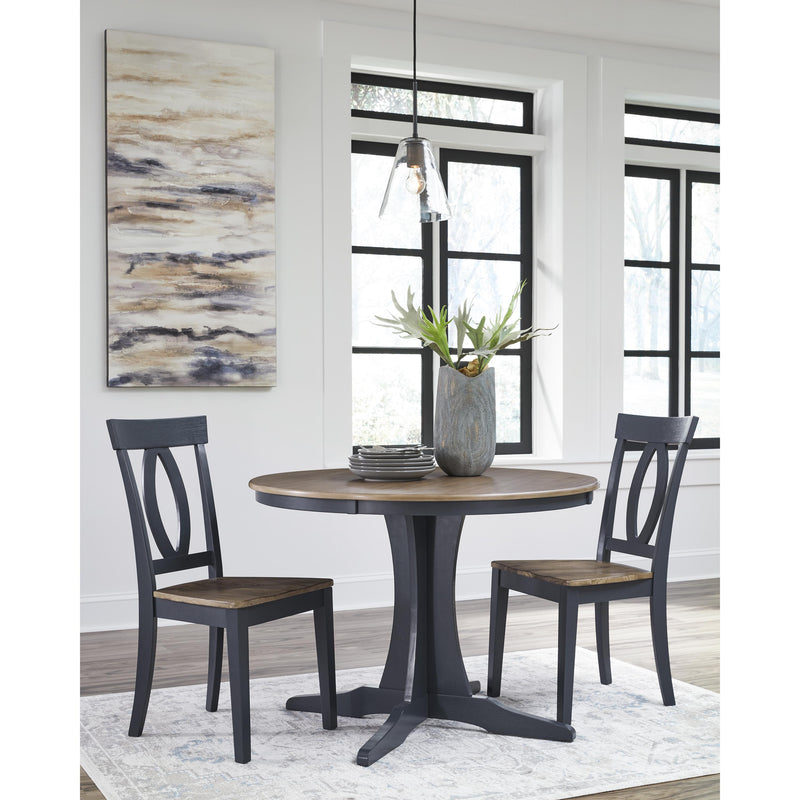 Signature Design by Ashley Round Landocken Dining Table D502-15 IMAGE 5