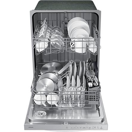 Samsung 24-inch Built-in Dishwasher with Adjustable Rack DW80CG4021WQAA IMAGE 4