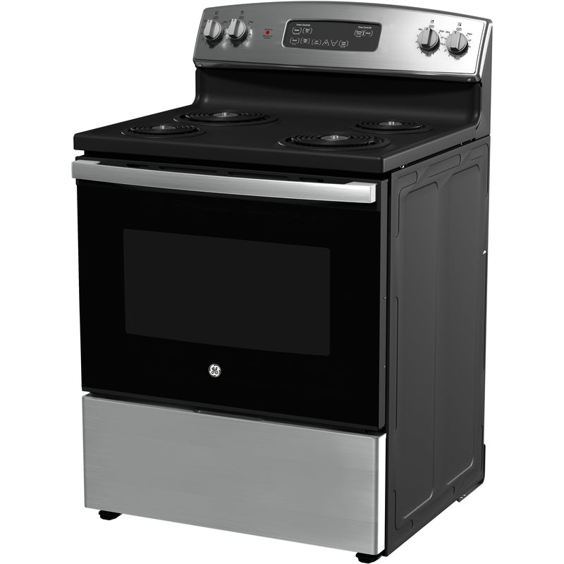 GE 30-inch Freestanding Electric Range JCBS350SVSS IMAGE 4