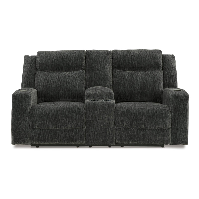 Signature Design by Ashley Martinglenn Reclining Fabric Loveseat 4650494C IMAGE 3