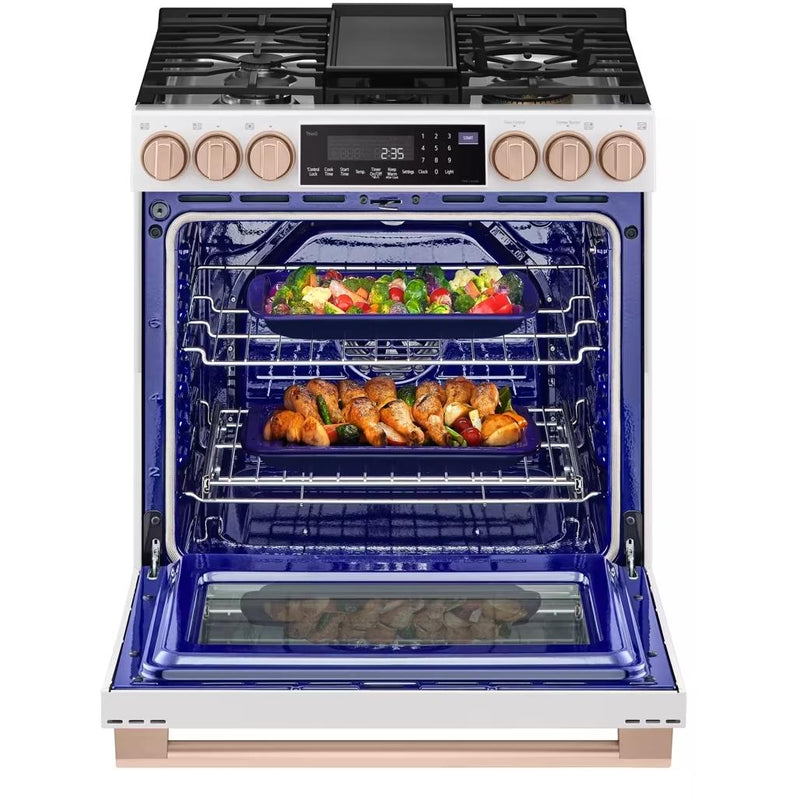 LG STUDIO 30-inch Slide-in Gas Range with Convection Technology LSGS6338N IMAGE 2