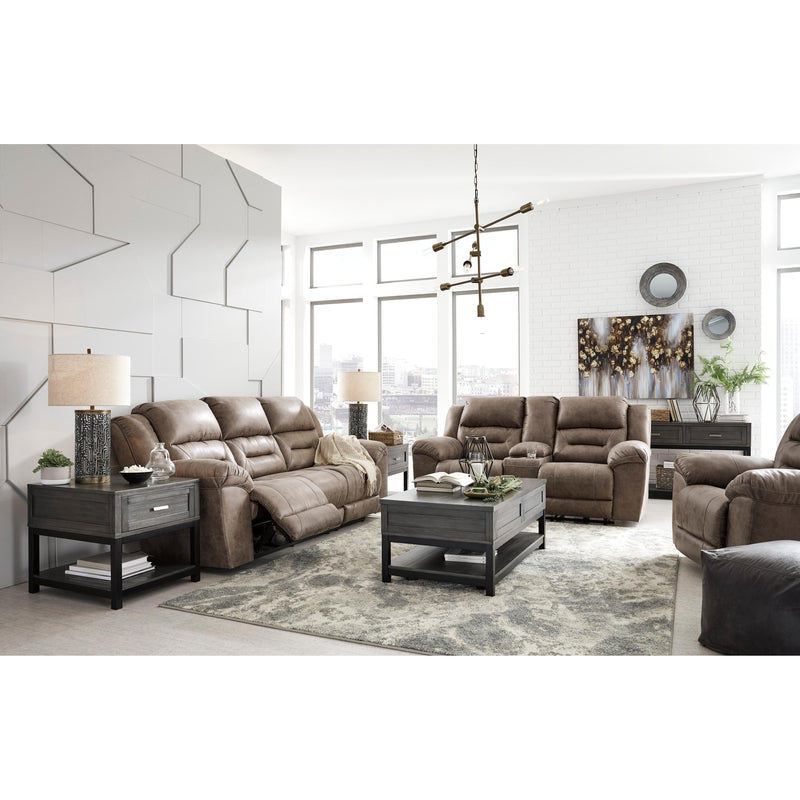 Signature Design by Ashley Stoneland Reclining Leather Look Loveseat 3990594C IMAGE 8