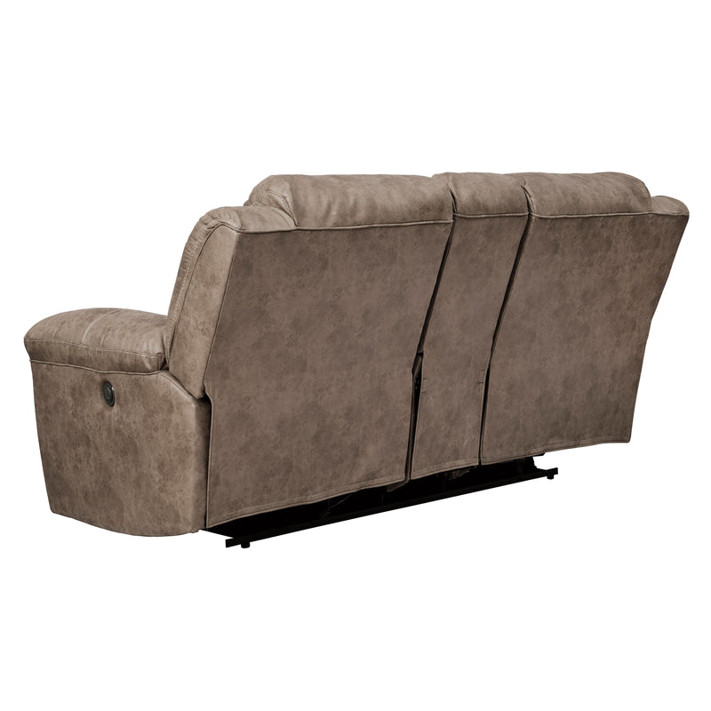 Signature Design by Ashley Stoneland Power Reclining Leather Look Loveseat 3990596C IMAGE 3