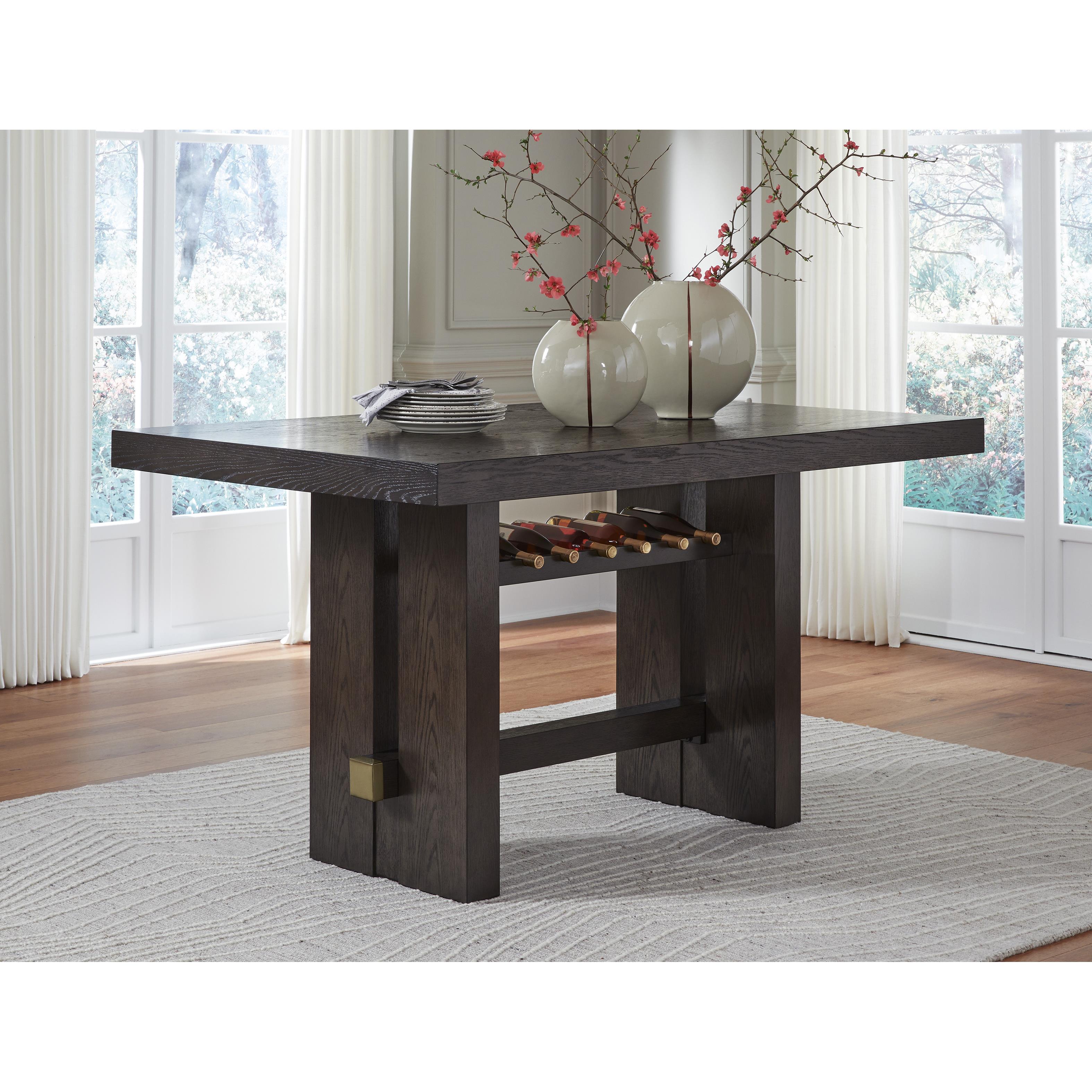 Signature Design by Ashley Burkhaus Counter Height Dining Table D984-32 IMAGE 4