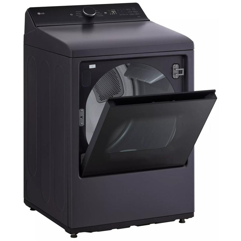 LG 7.3 cu. ft. Electric Dryer with EasyLoad™ Door and AI Sensing DLE8400BE IMAGE 2