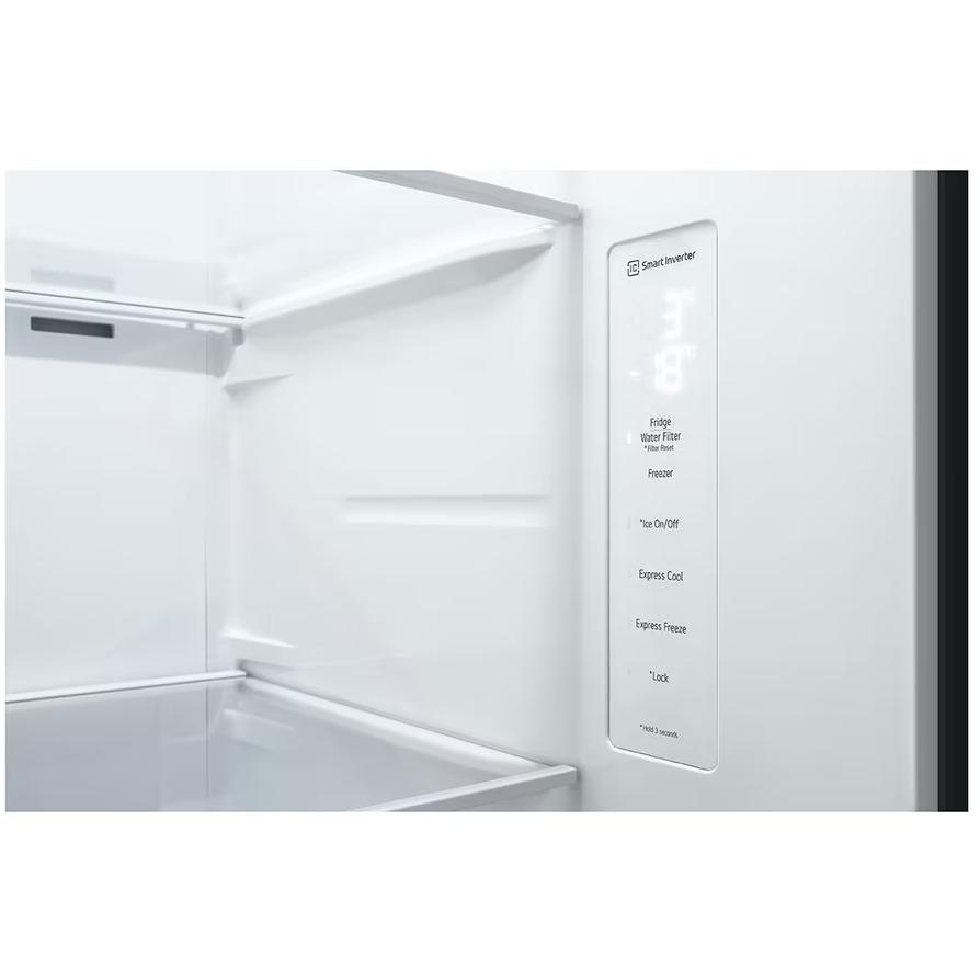 LG 36-inch, 22.5 cu. ft. Counter-Depth Side-by-Side Refrigerator with Ice and Water Dispensing System LS23C4230V IMAGE 9