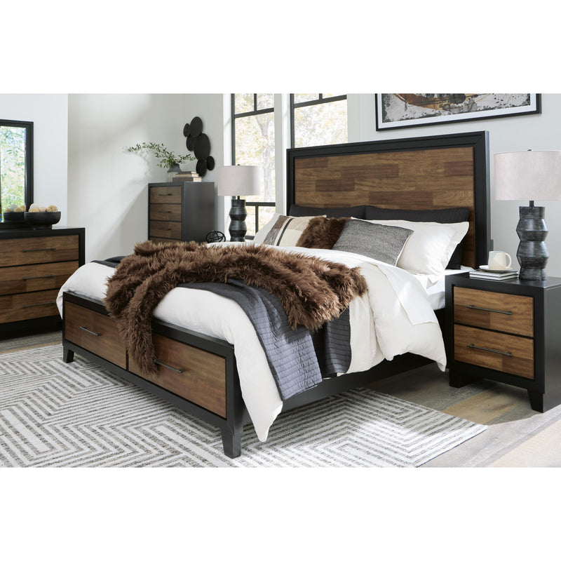 Signature Design by Ashley Kraeburn California King Panel Bed with Storage B496-58/B496-56S/B496-194 IMAGE 7