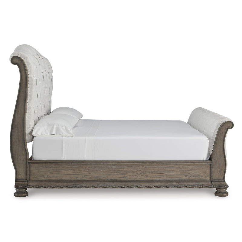 Signature Design by Ashley Ardenfield Bed Upholstered Sleigh Bed B944-58/B944-56/B944-94 IMAGE 3