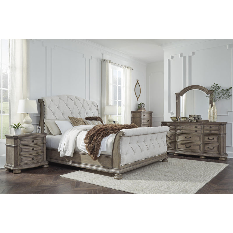 Signature Design by Ashley Ardenfield Bed Upholstered Sleigh Bed B944-58/B944-56/B944-94 IMAGE 6