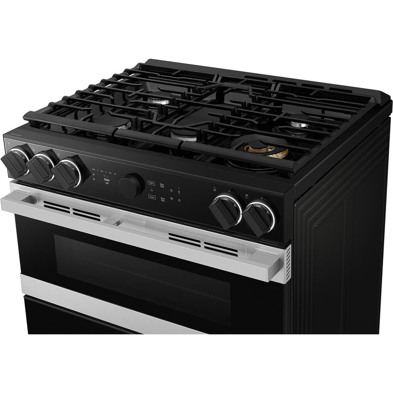 Samsung 30-inch Slide-in Gas Range with Wi-Fi NSY6DG8550SRAC IMAGE 5