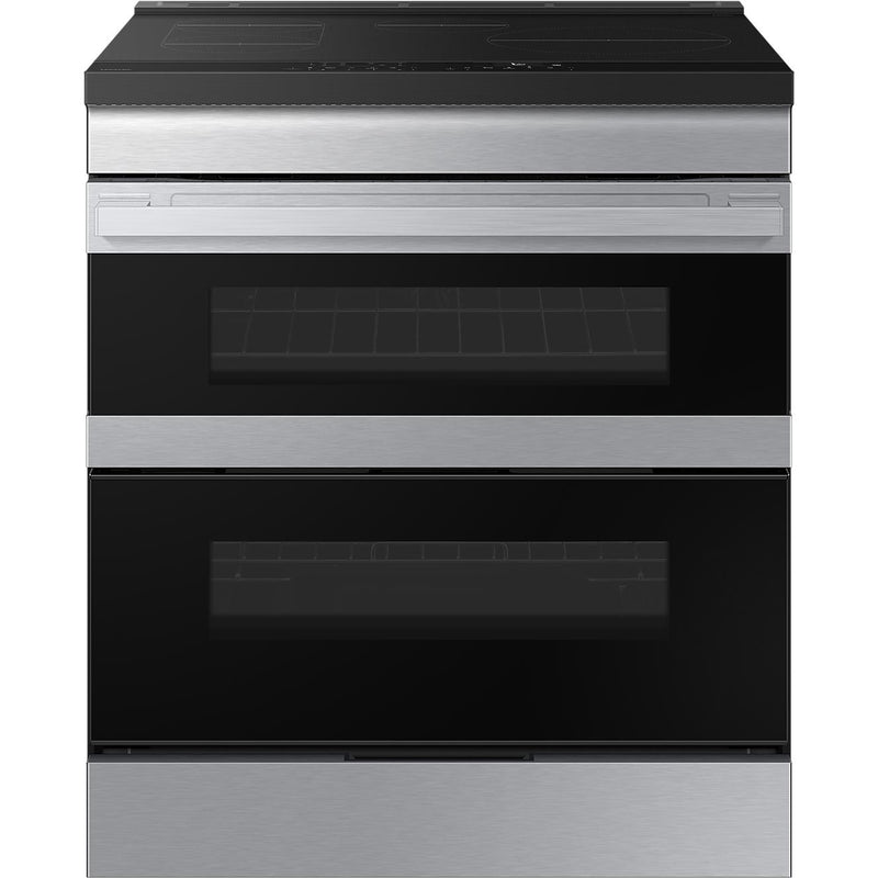 Samsung 30-inch Slide-in Induction Range with Wi-Fi NSI6DG9550SRAC IMAGE 1