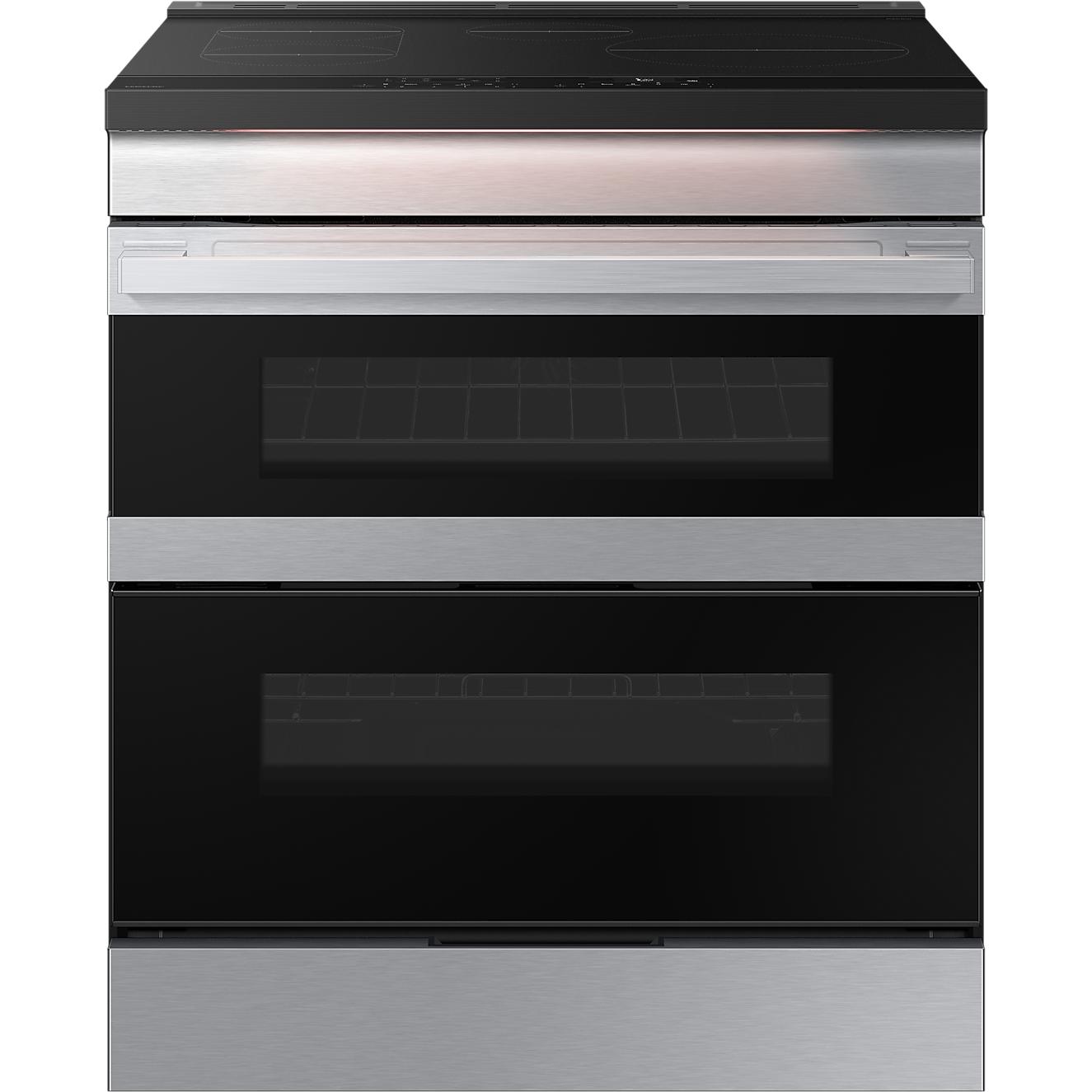 Samsung 30-inch Slide-in Induction Range with Wi-Fi NSI6DG9550SRAC IMAGE 3