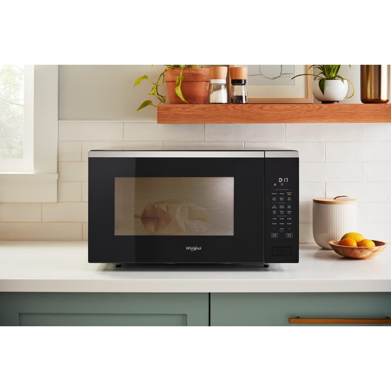 Whirlpool 22-inch 1.6  cu. ft. Countertop Microwave Oven with Sensor Cooking YWMCS7022RZ IMAGE 10