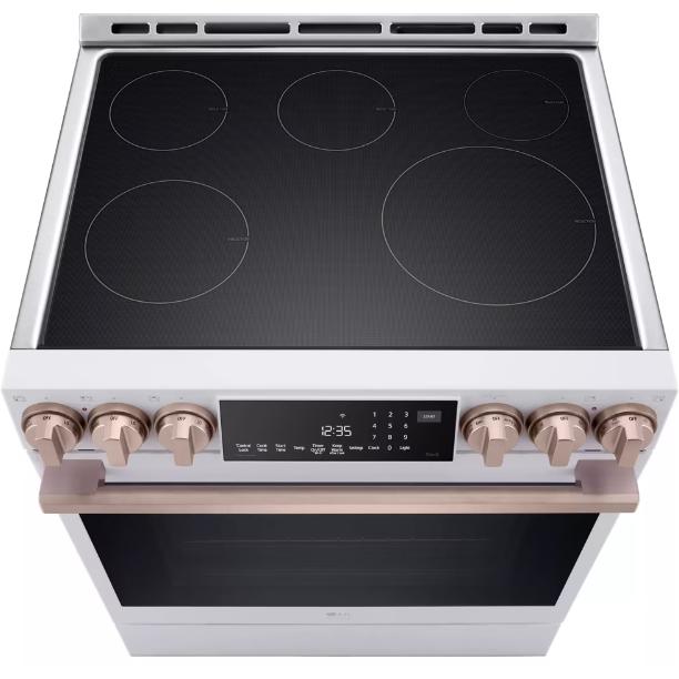 LG STUDIO 30-inch Slide-in Induction Range with Air Fry Technology LSIS6338NE IMAGE 7