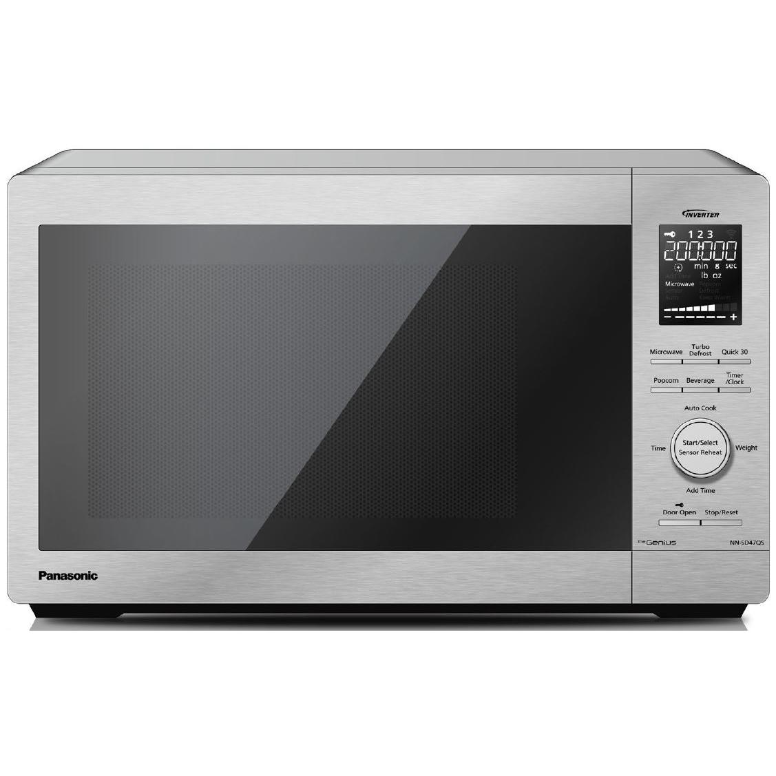 Panasonic 19-inch, 0.9 cu. ft. Countertop Microwave Oven with Inverter Technology NN-SD47QS IMAGE 1