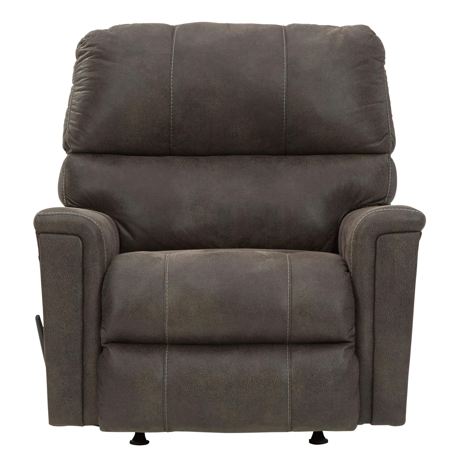 Signature Design by Ashley Navi Rocker Leather Look Recliner 9400225C IMAGE 4