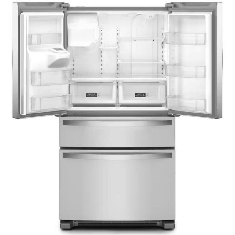 Whirlpool 36-inch French 4-Door Refrigerator with external water and ice dispenser WRMF3636RZ IMAGE 1