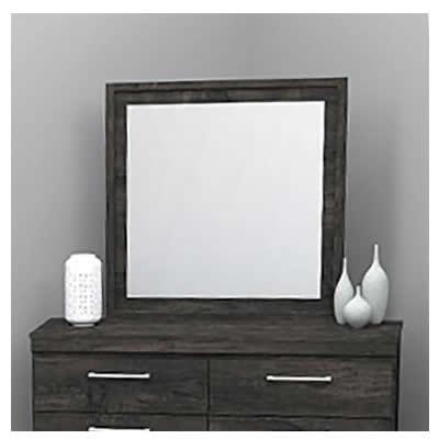 Dynamic Furniture Dresser Mirror 290-018 Dresser Mirror - Inky Maple IMAGE 1