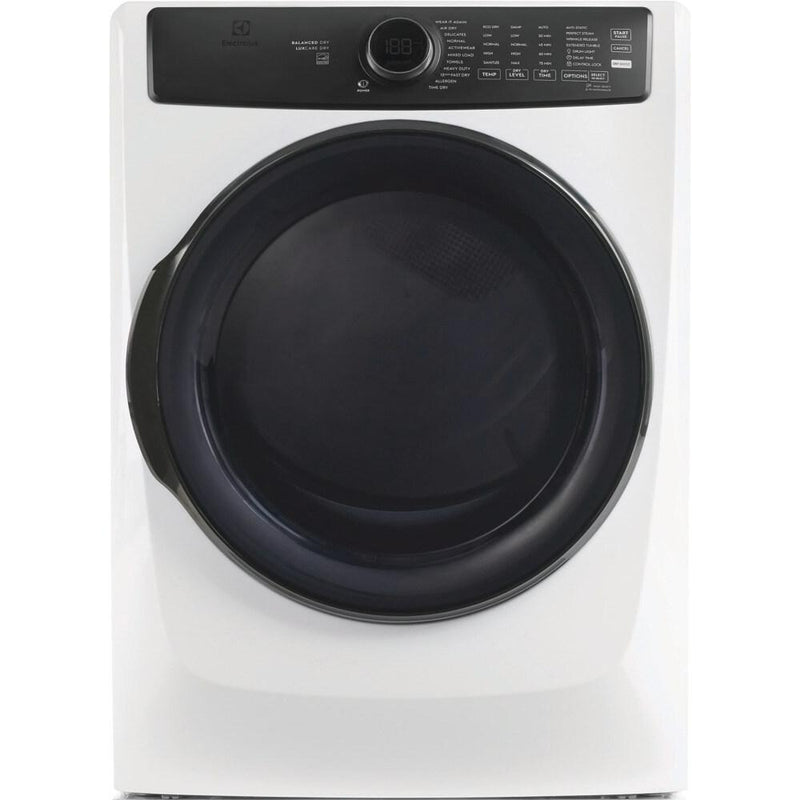 Electrolux 8.0 cu. ft. Front Load Perfect Steam™ Electric Dryer with Balanced Dry™ ELFG7738AW IMAGE 1