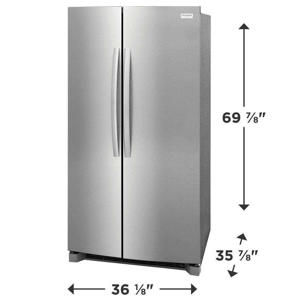 Frigidaire 36-inch, 26 cu. ft. Freestanding Side-by-Side Refrigerator GRSN2620AF IMAGE 8