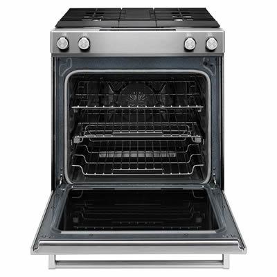 KitchenAid 30-inch Slide-In Dual-Fuel Range KSDG950ESS IMAGE 5