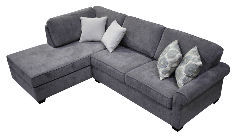 Valmont 2-Pc Fabric Sectional by Elite